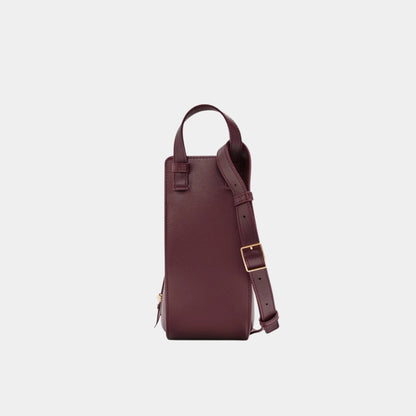 Hammock Slice Bag In Shiny Calfskin