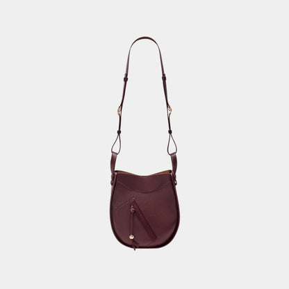 Hammock Slice Bag In Shiny Calfskin
