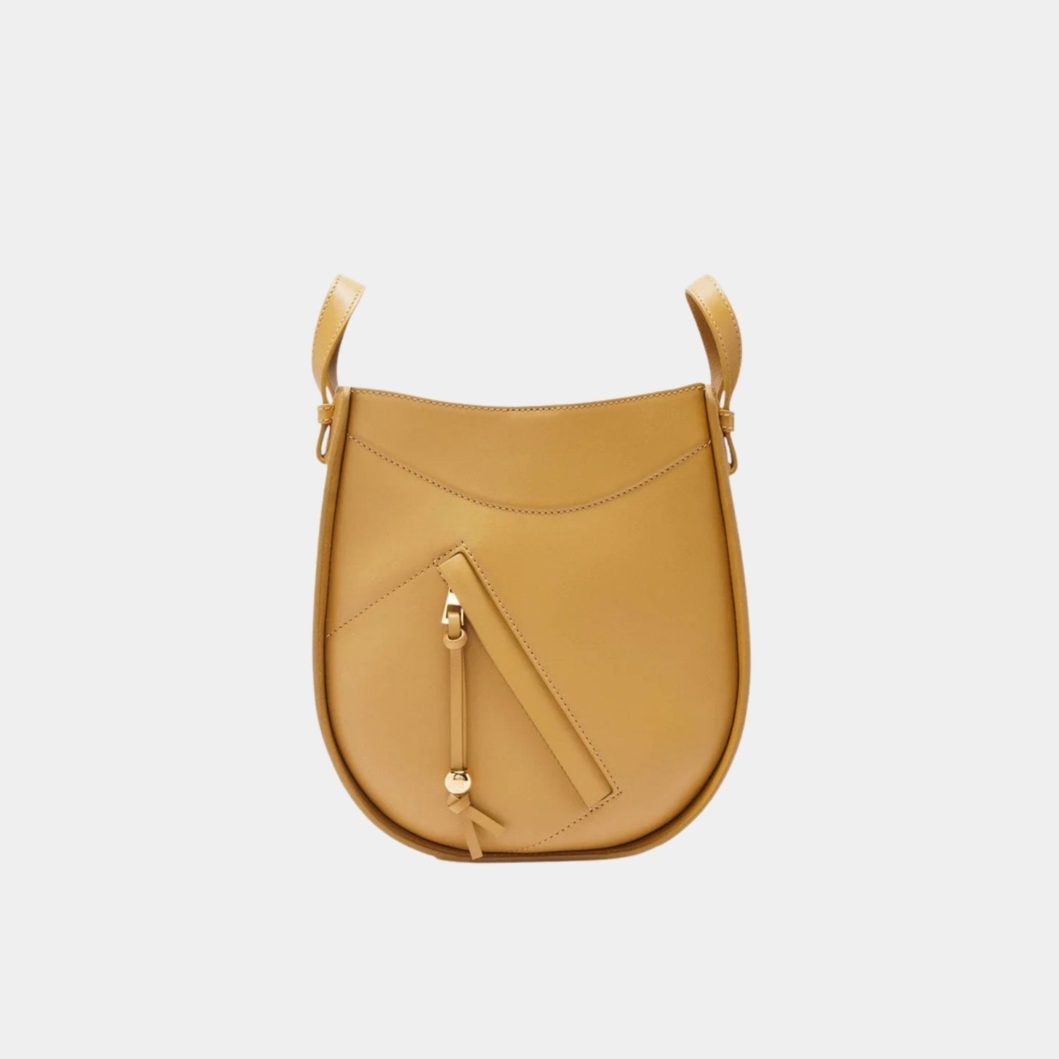 Hammock Slice Bag In Shiny Calfskin