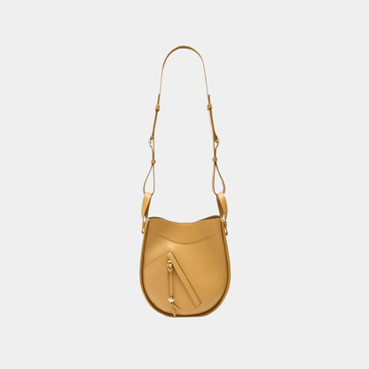 Hammock Slice Bag In Shiny Calfskin