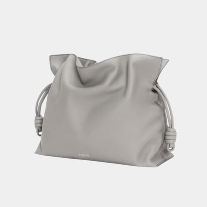 Large Flamenco Clutch Nappa Calf Leather