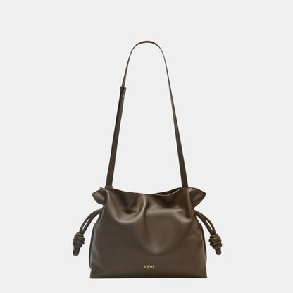 Medium-sized Flamenco Clutch Nappa Calf Leather