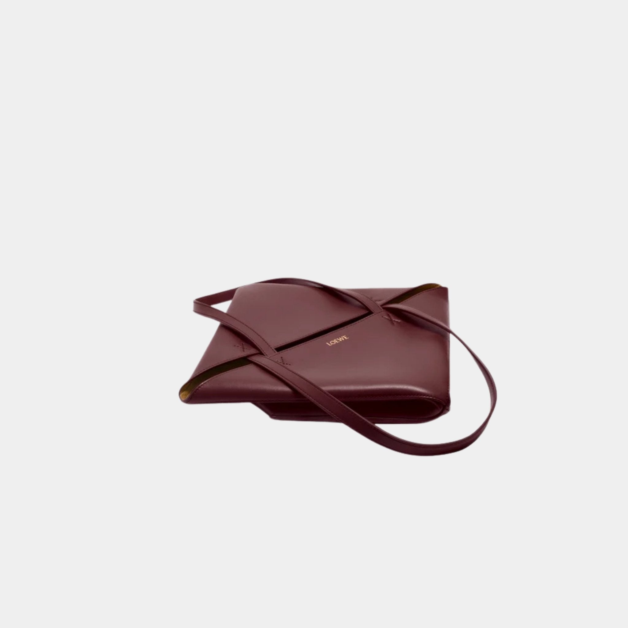 Medium Puzzle Fold Tote In Shiny Calfskin