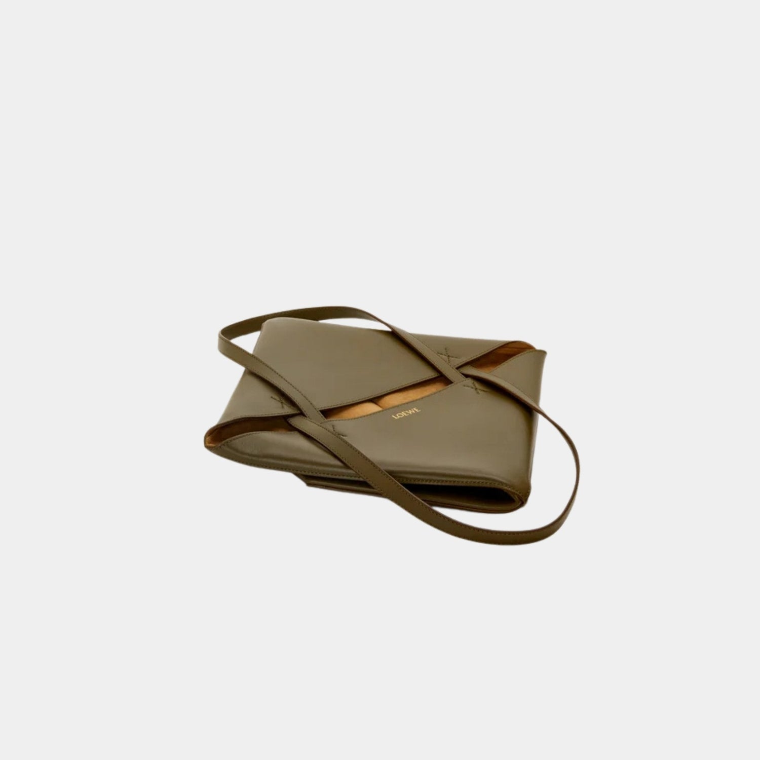 Medium Puzzle Fold Tote In Shiny Calfskin