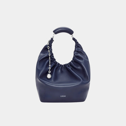 Medium-sized Squeeze Bag Velvety Nappa Lambskin