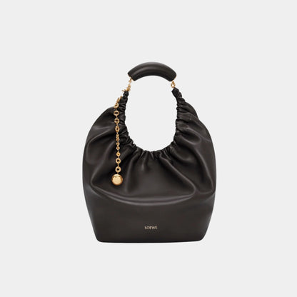 Medium-sized Squeeze Bag Velvety Nappa Lambskin