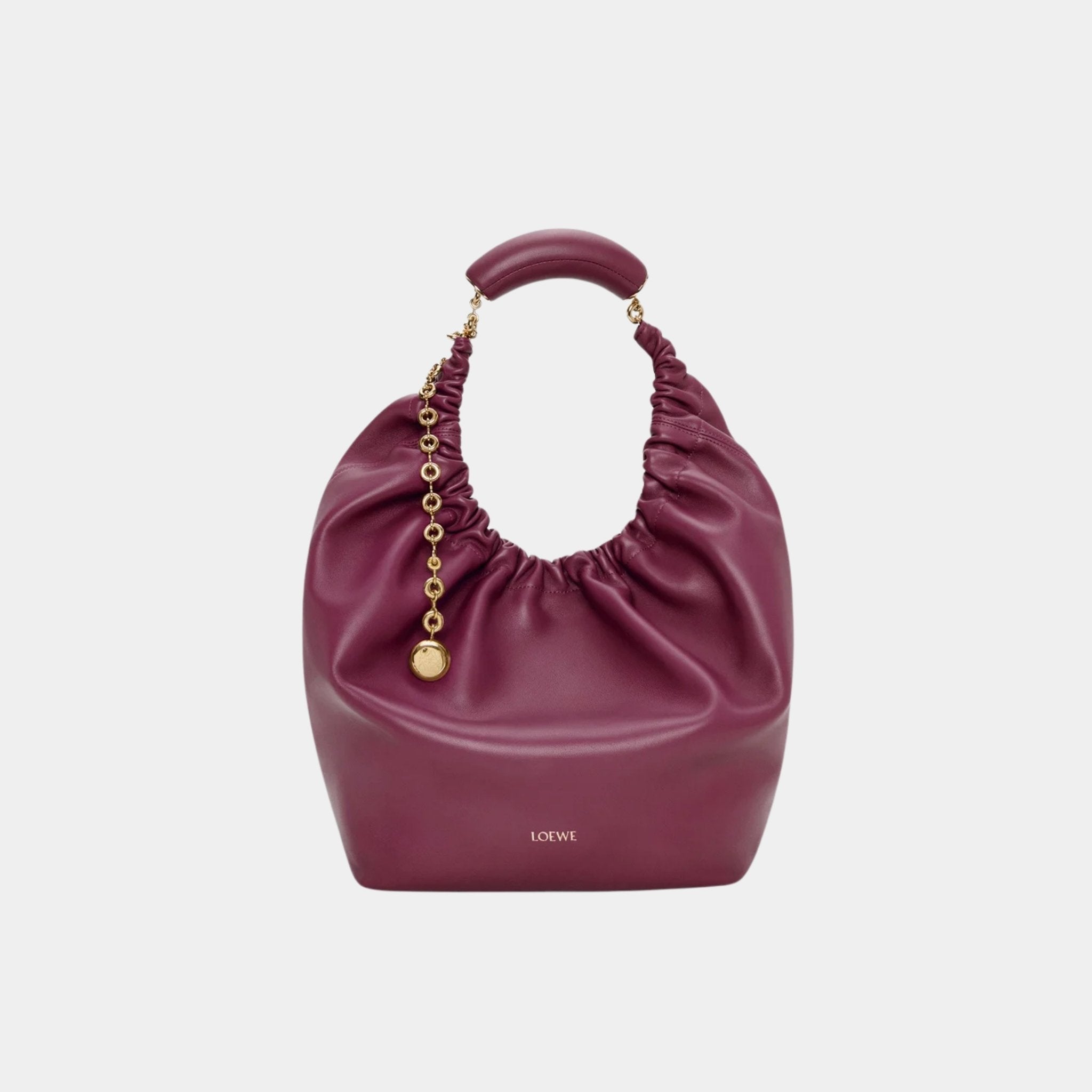 Medium-sized Squeeze Bag Velvety Nappa Lambskin