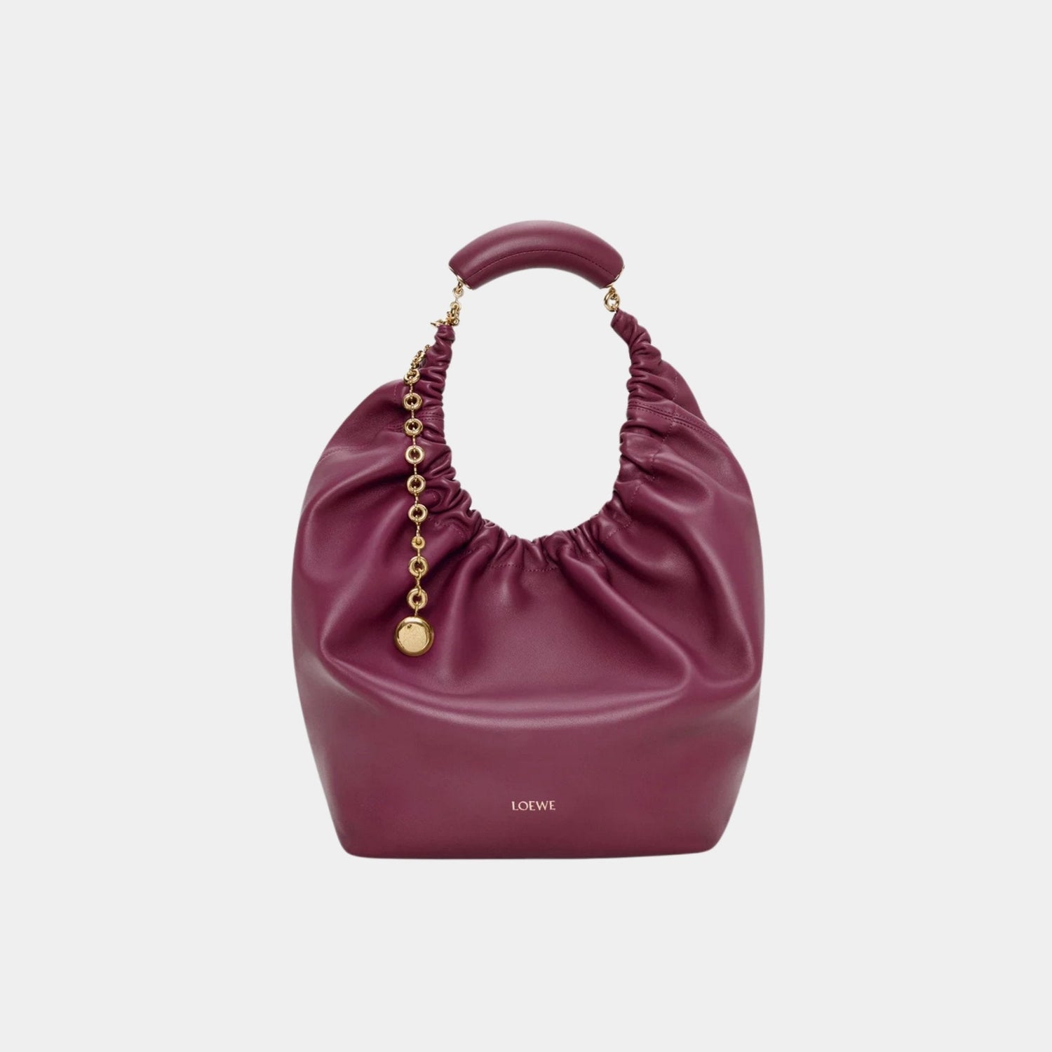 Medium-sized Squeeze Bag Velvety Nappa Lambskin