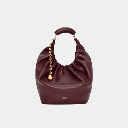 Medium-sized Squeeze Bag Velvety Nappa Lambskin
