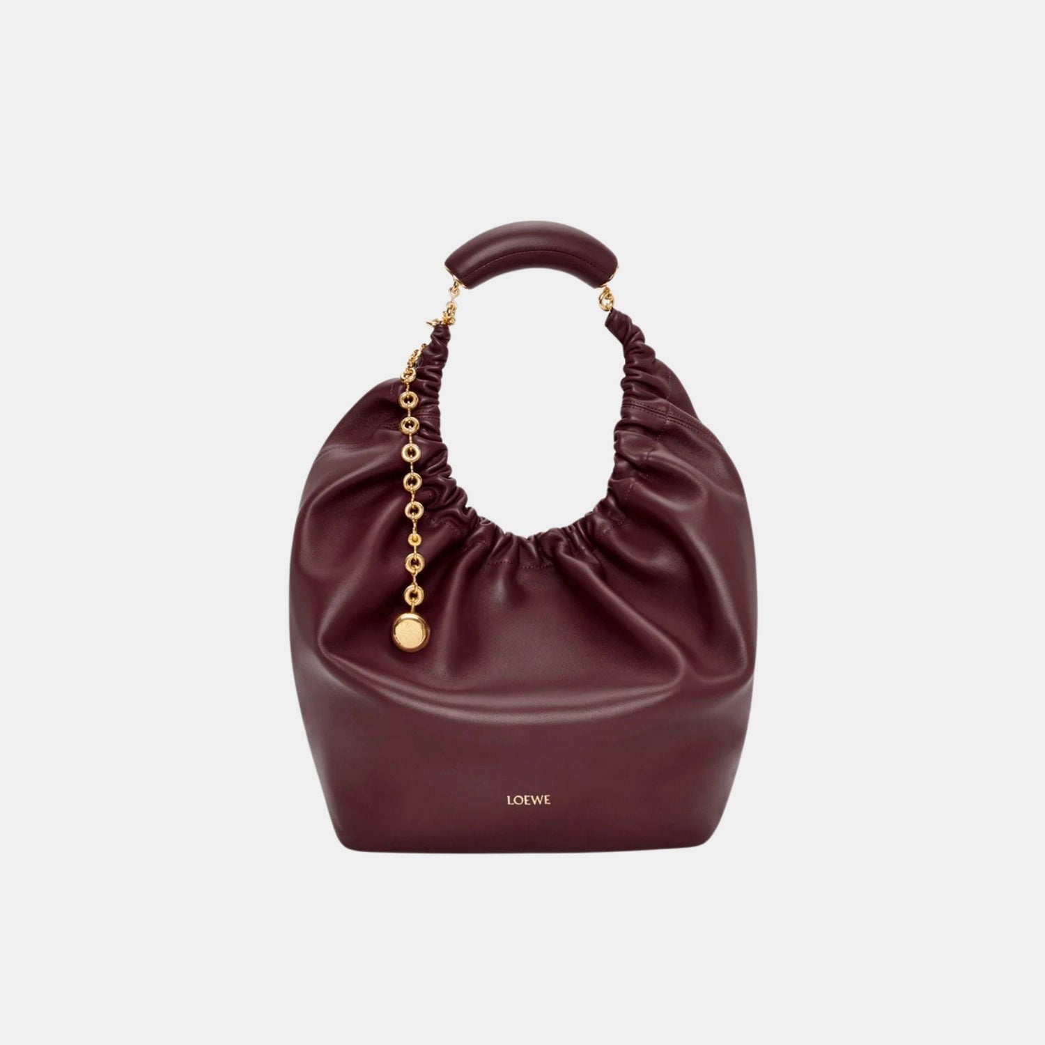Medium-sized Squeeze Bag Velvety Nappa Lambskin