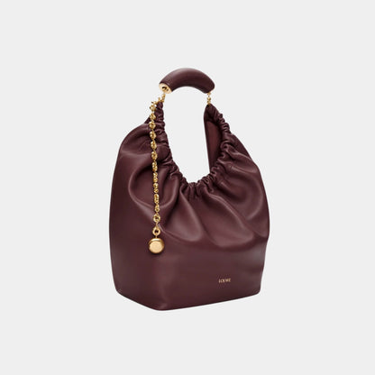 Medium-sized Squeeze Bag Velvety Nappa Lambskin