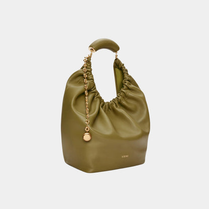 Medium-sized Squeeze Bag Velvety Nappa Lambskin
