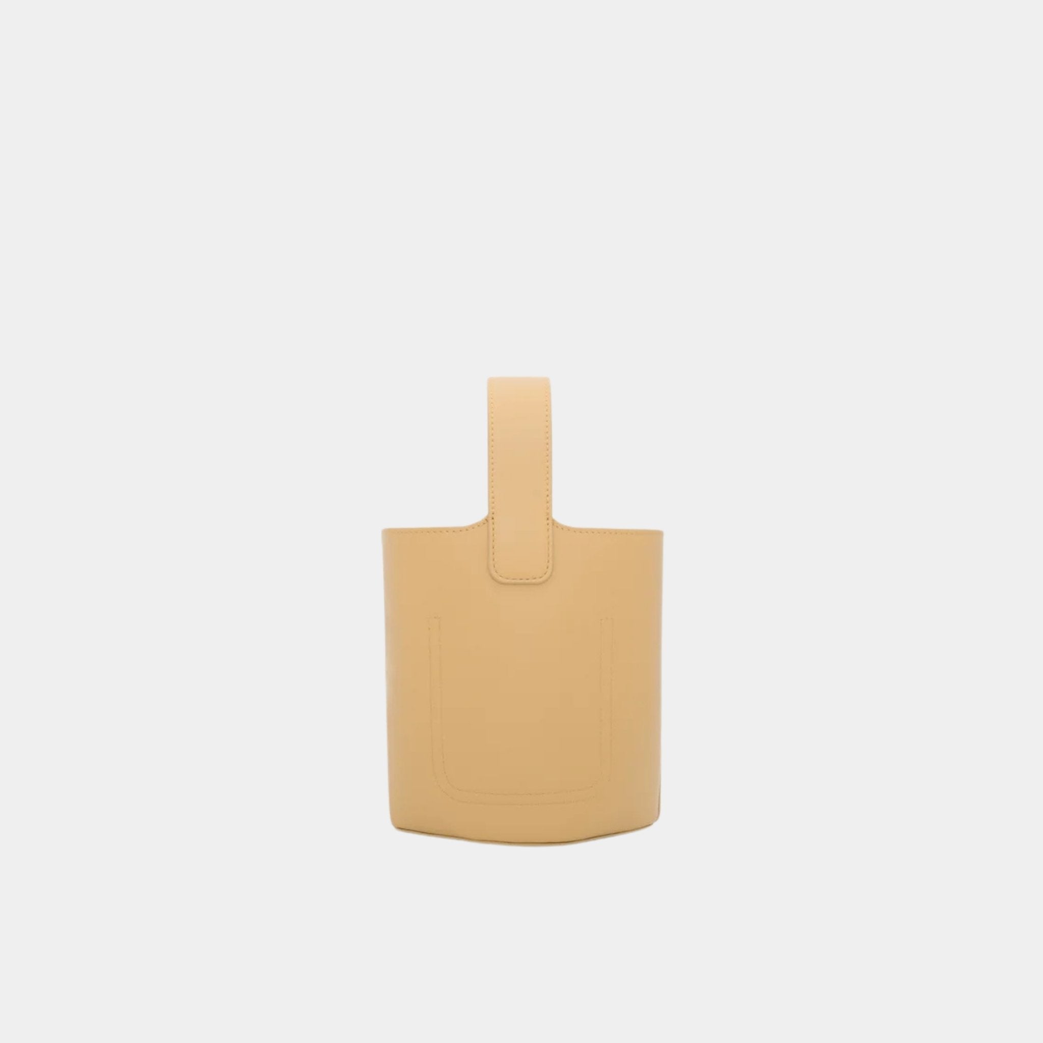 Mini Pebble Bucket In Smooth Calfskin