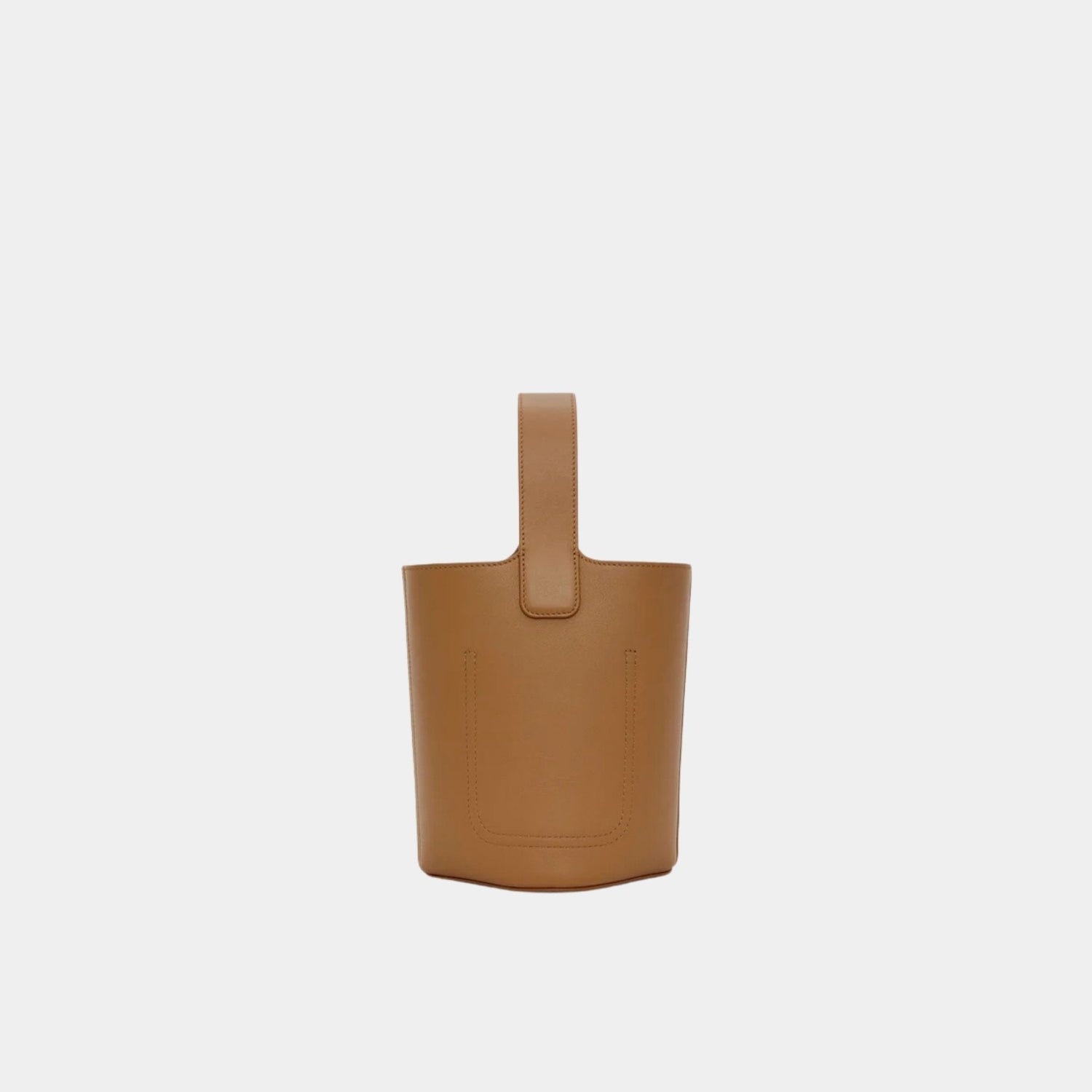 Mini Pebble Bucket In Smooth Calfskin