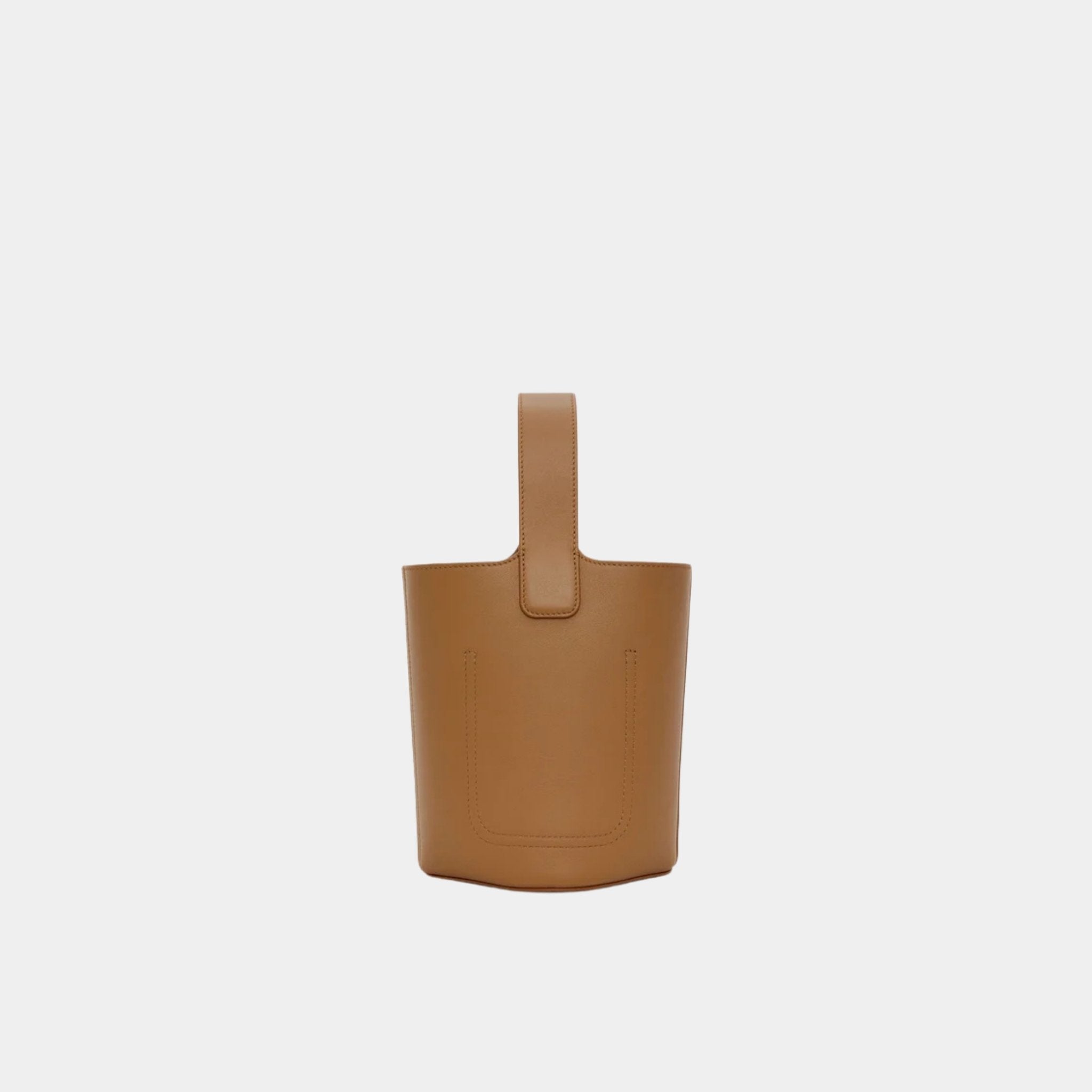 Mini Pebble Bucket In Smooth Calfskin