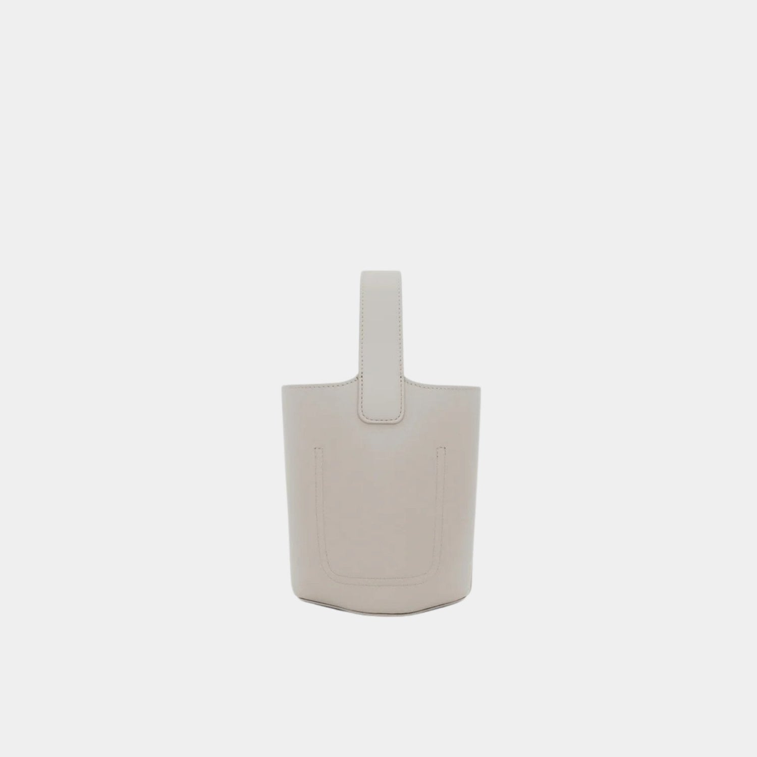 Mini Pebble Bucket In Smooth Calfskin
