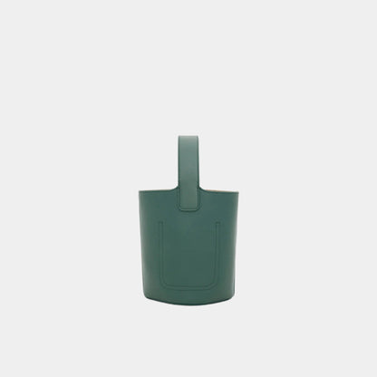 Mini Pebble Bucket In Smooth Calfskin