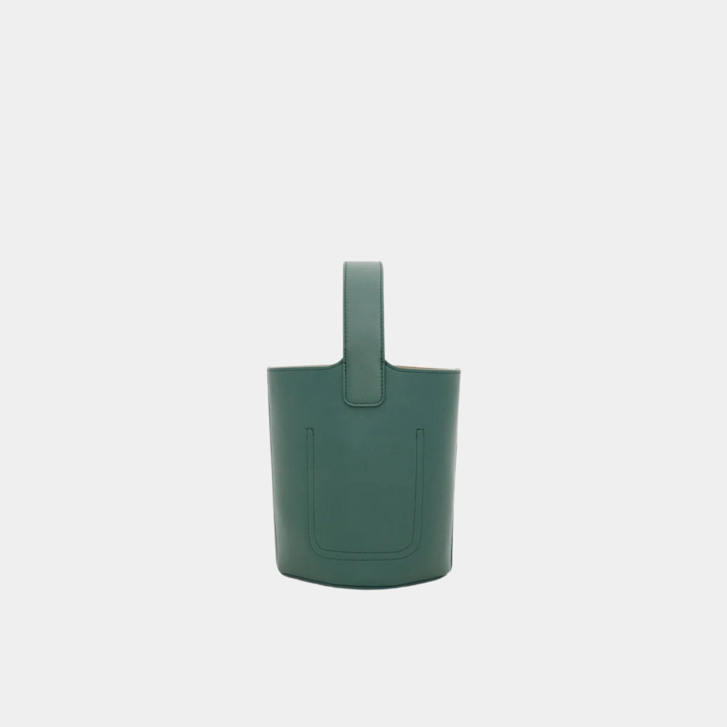 Mini Pebble Bucket In Smooth Calfskin