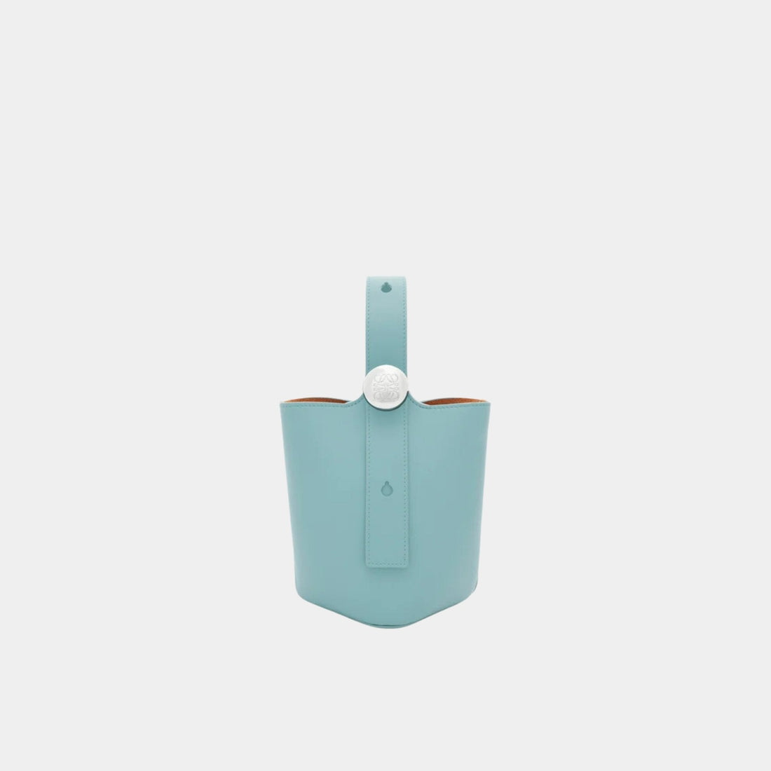 Mini Pebble Bucket In Smooth Calfskin