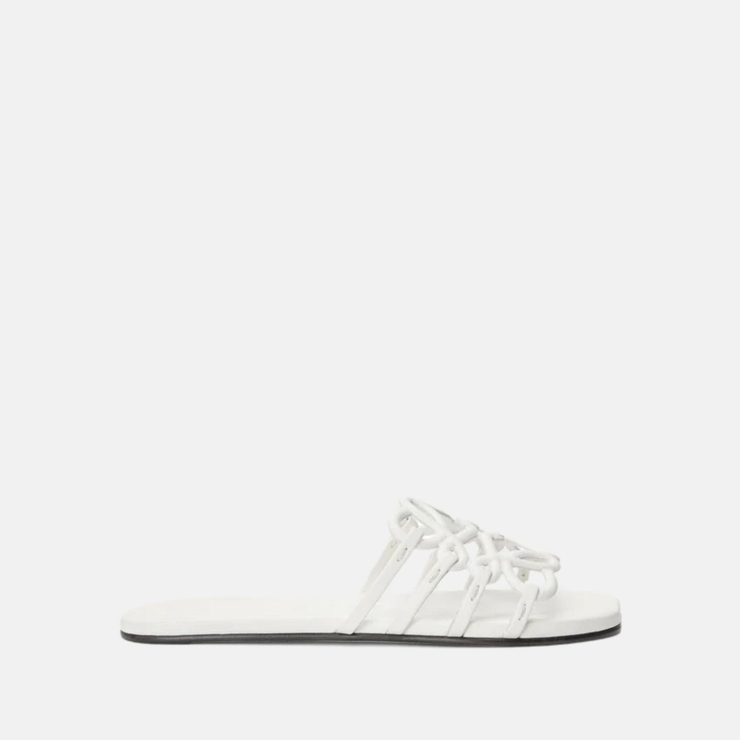 Petal Anagram Slide In Soft Calfskin