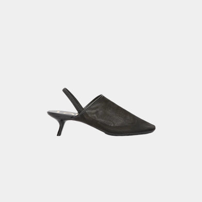 Petal Slingback Heel Sandal In Mesh