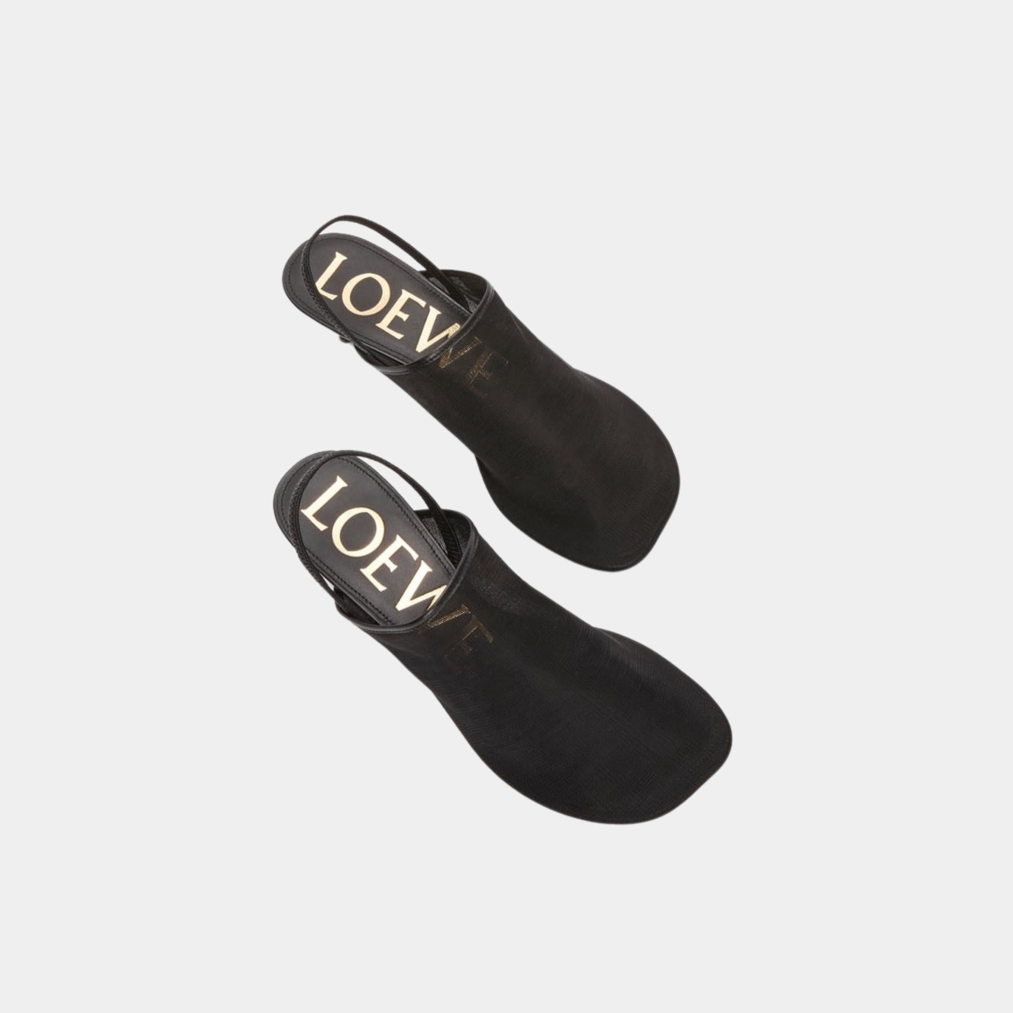 Petal Slingback Heel Sandal In Mesh
