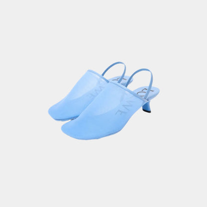 Petal Slingback Heel Sandal In Mesh