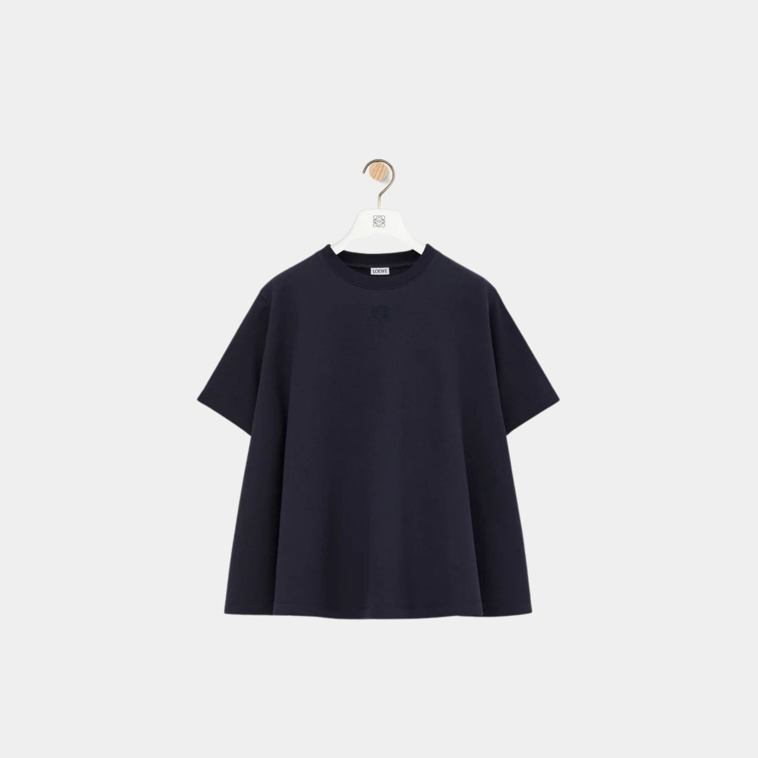 Plain Trapeze Top in Cotton Blend