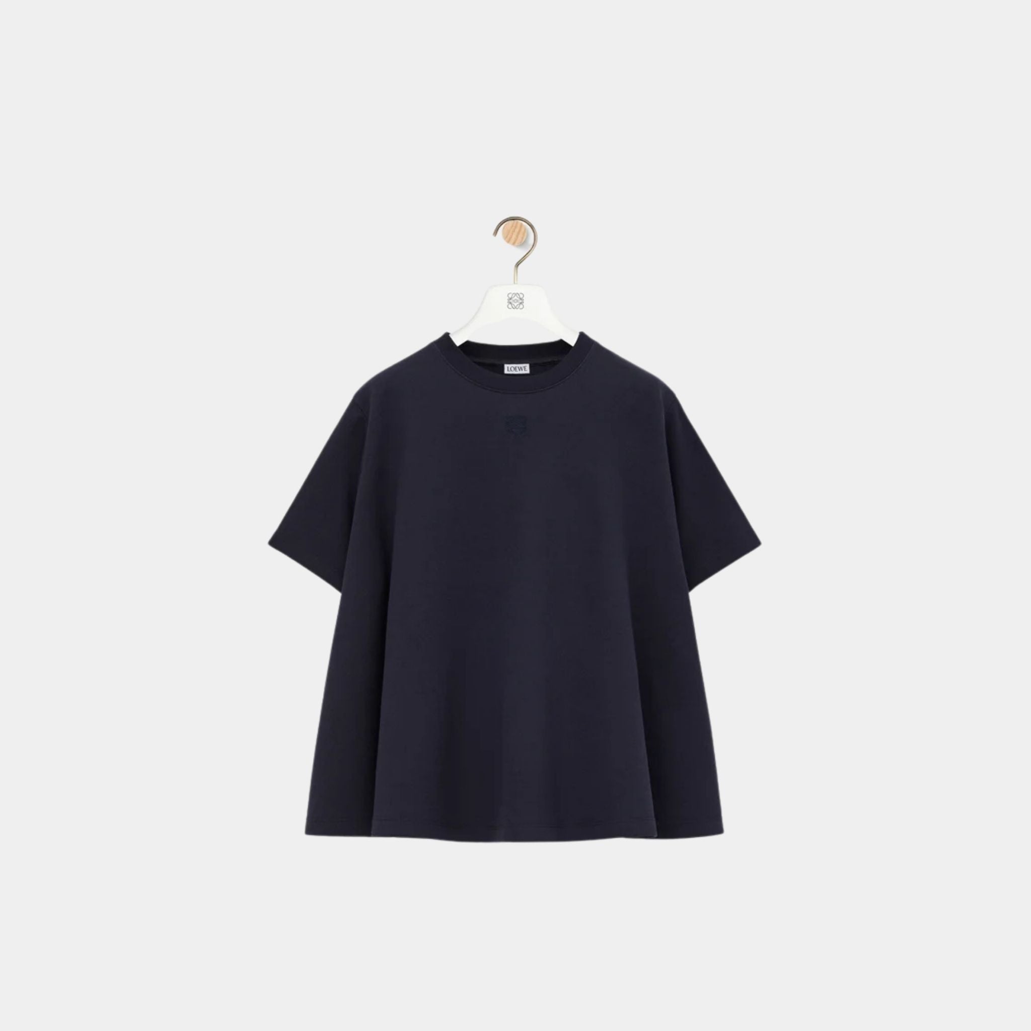 Plain Trapeze Top in Cotton Blend