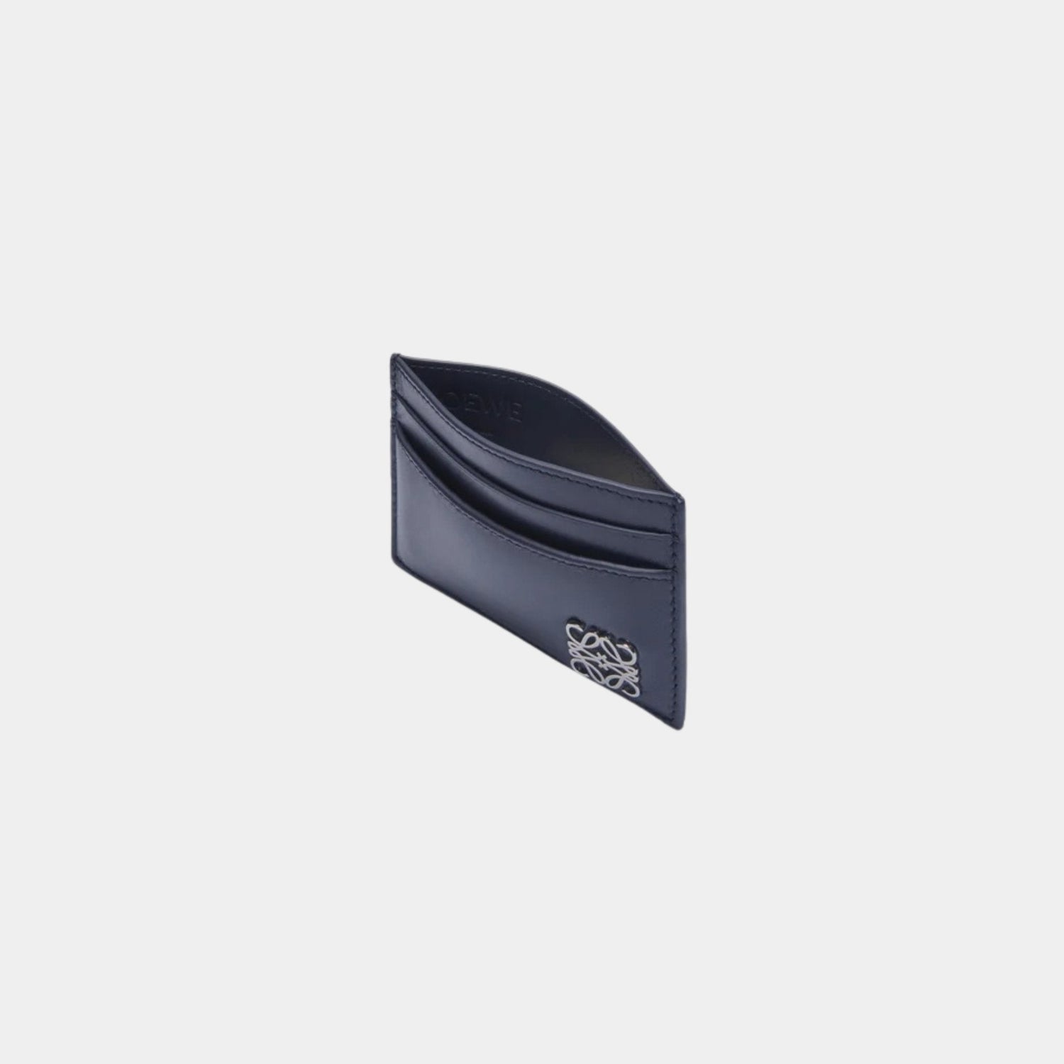 Puffer Anagram Plain Cardholder In Shiny Nappa Calfskin