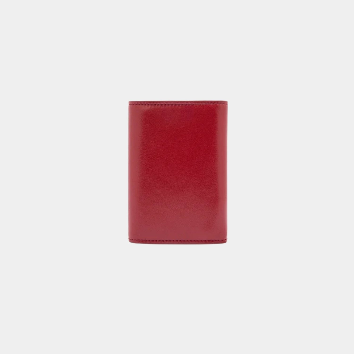 Puffer Anagram Small Vertical Wallet In Shiny Nappa Calfskin