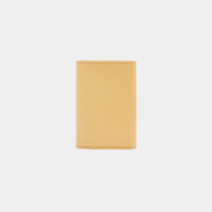 Puffer Anagram Small Vertical Wallet In Shiny Nappa Calfskin