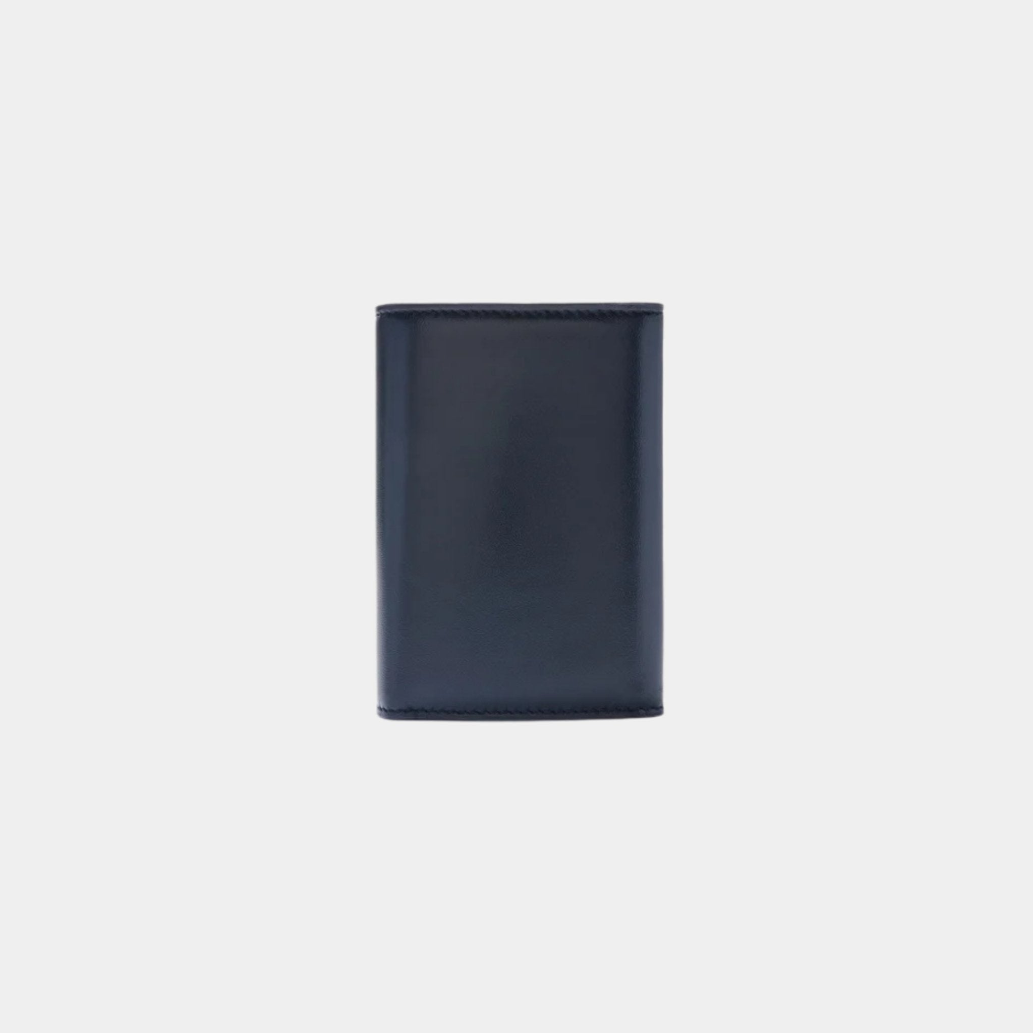 Puffer Anagram Small Vertical Wallet In Shiny Nappa Calfskin