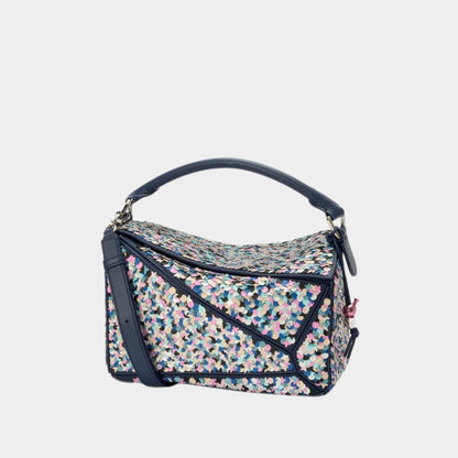 Puzzle 10 Confetti Bag in Classic Calfskin