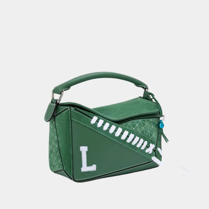 Puzzle 10 Varsity Re-edition Bag in Calfskin and Suede
