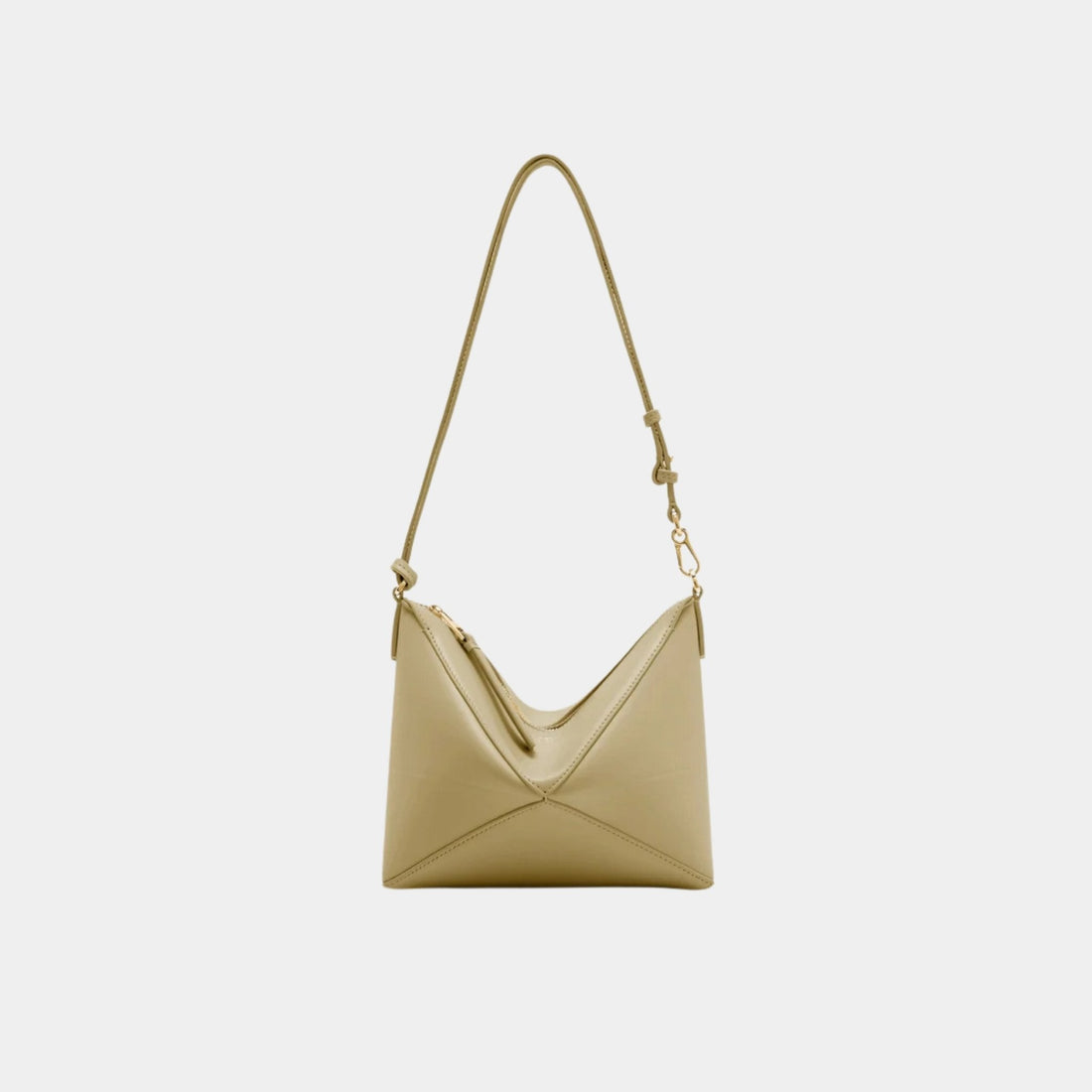 Puzzle Fold Pouch In Shiny Nappa Calfskin