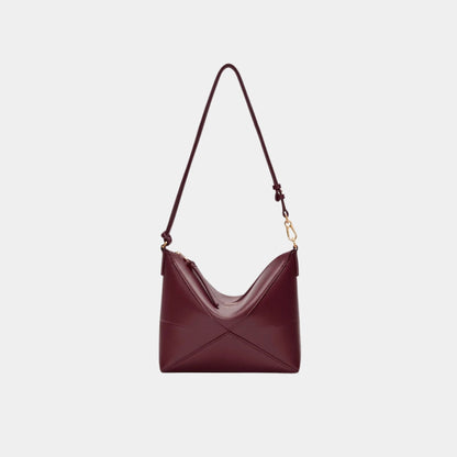 Puzzle Fold Pouch In Shiny Nappa Calfskin