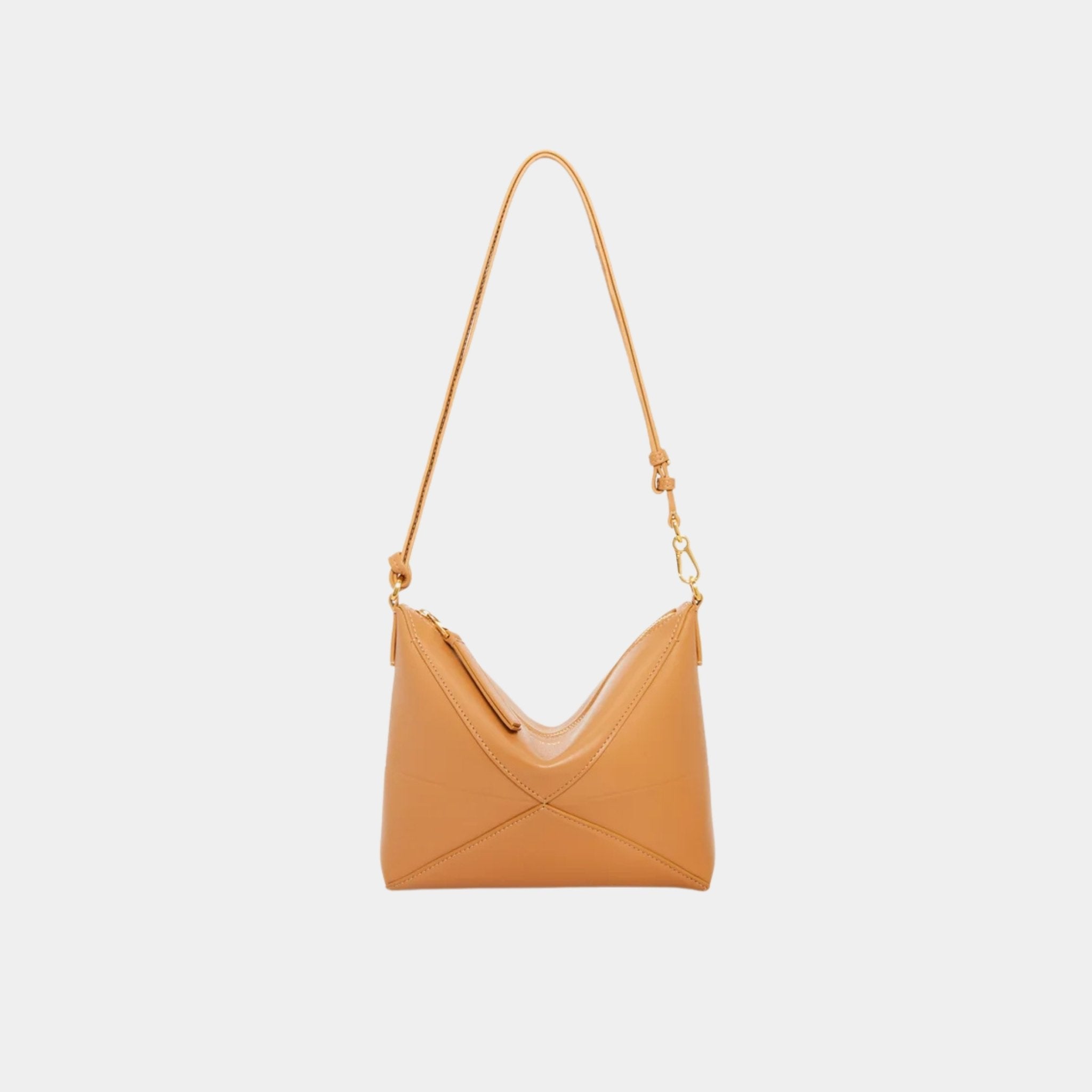 Puzzle Fold Pouch In Shiny Nappa Calfskin
