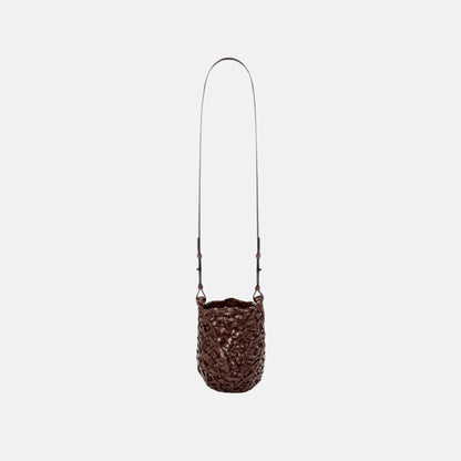 Small Nest Basket Bag in Calfskin