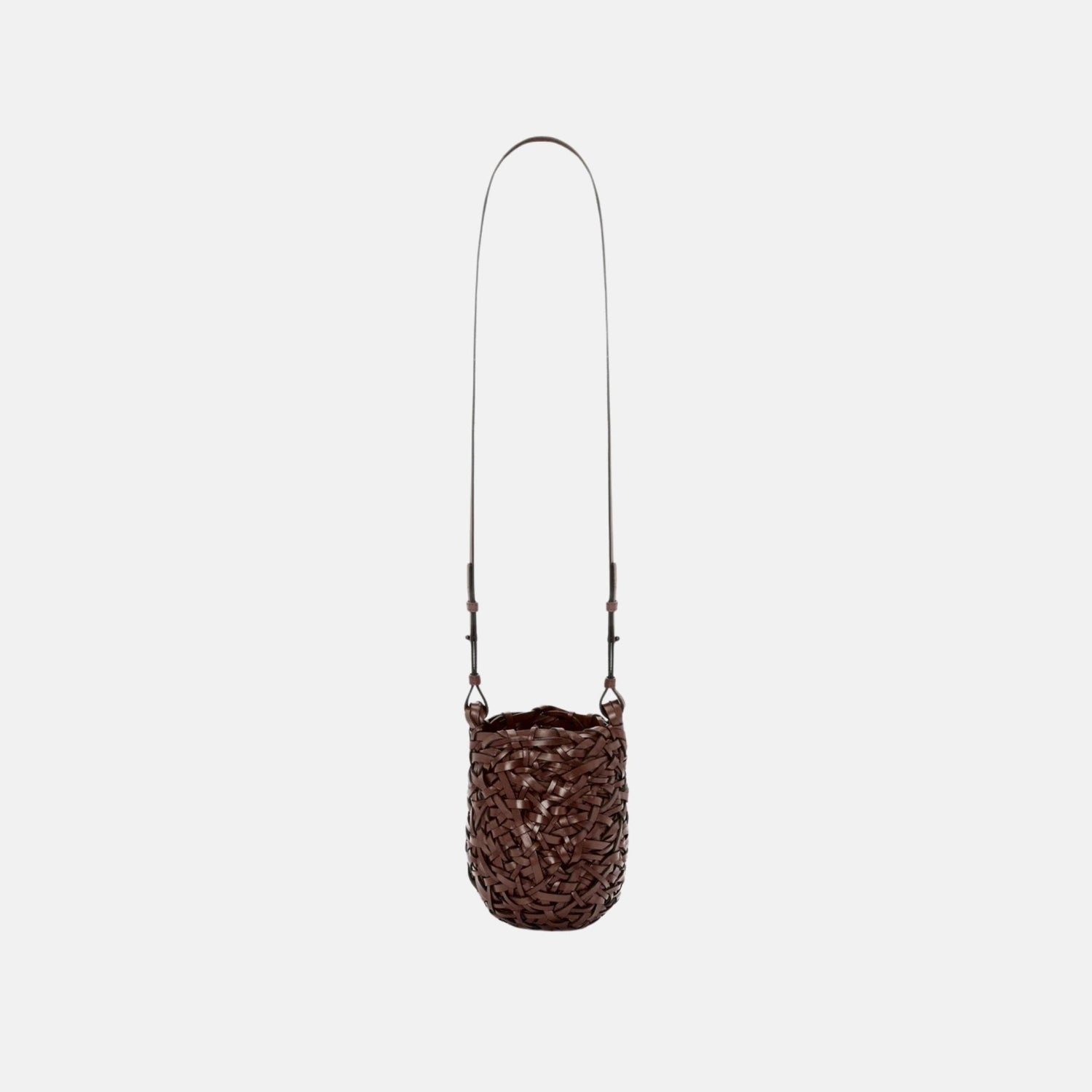 Small Nest Basket Bag in Calfskin