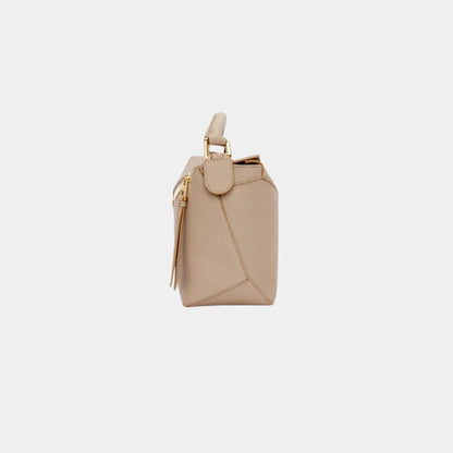 Small Puzzle Bag In Soft Grained Calfskin