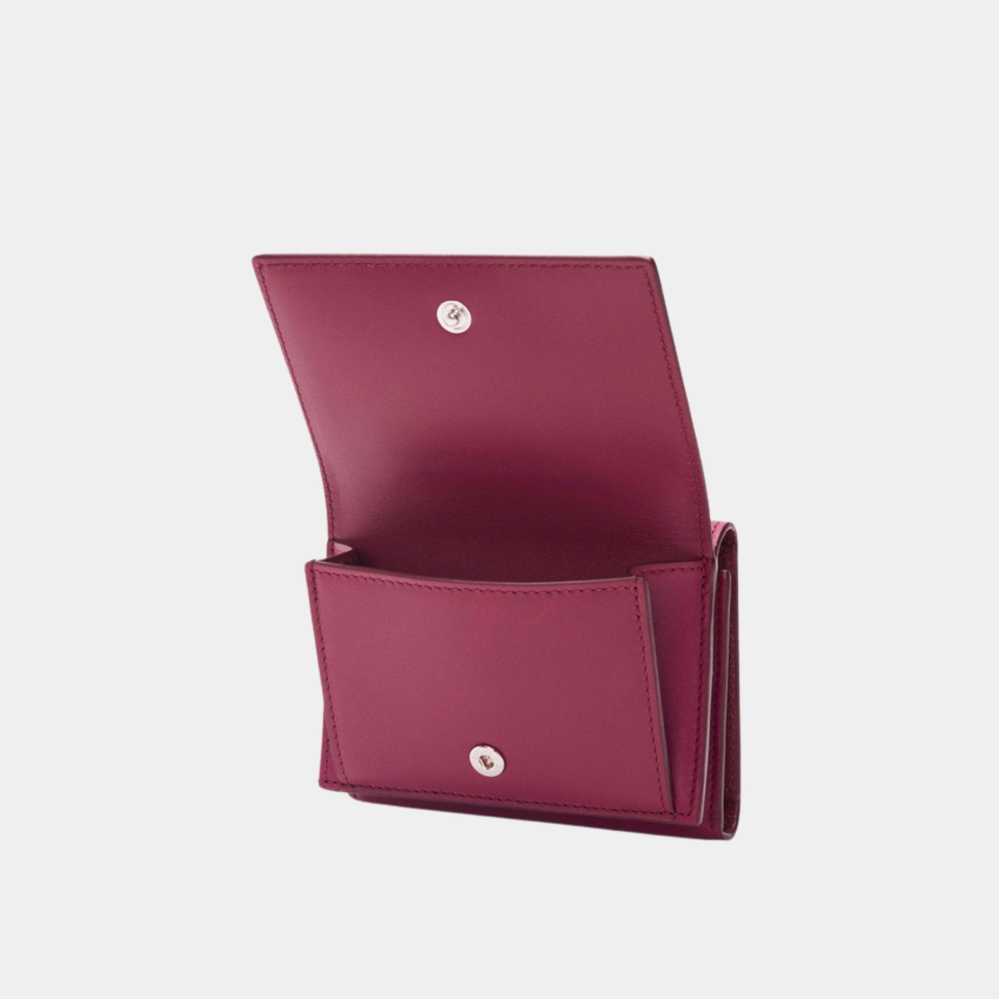 Trifold Wallet Made of Satin Calfskin