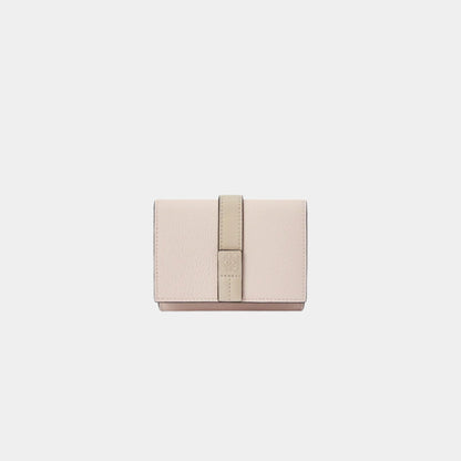 Trifold Wallet In Soft Grained Calfskin