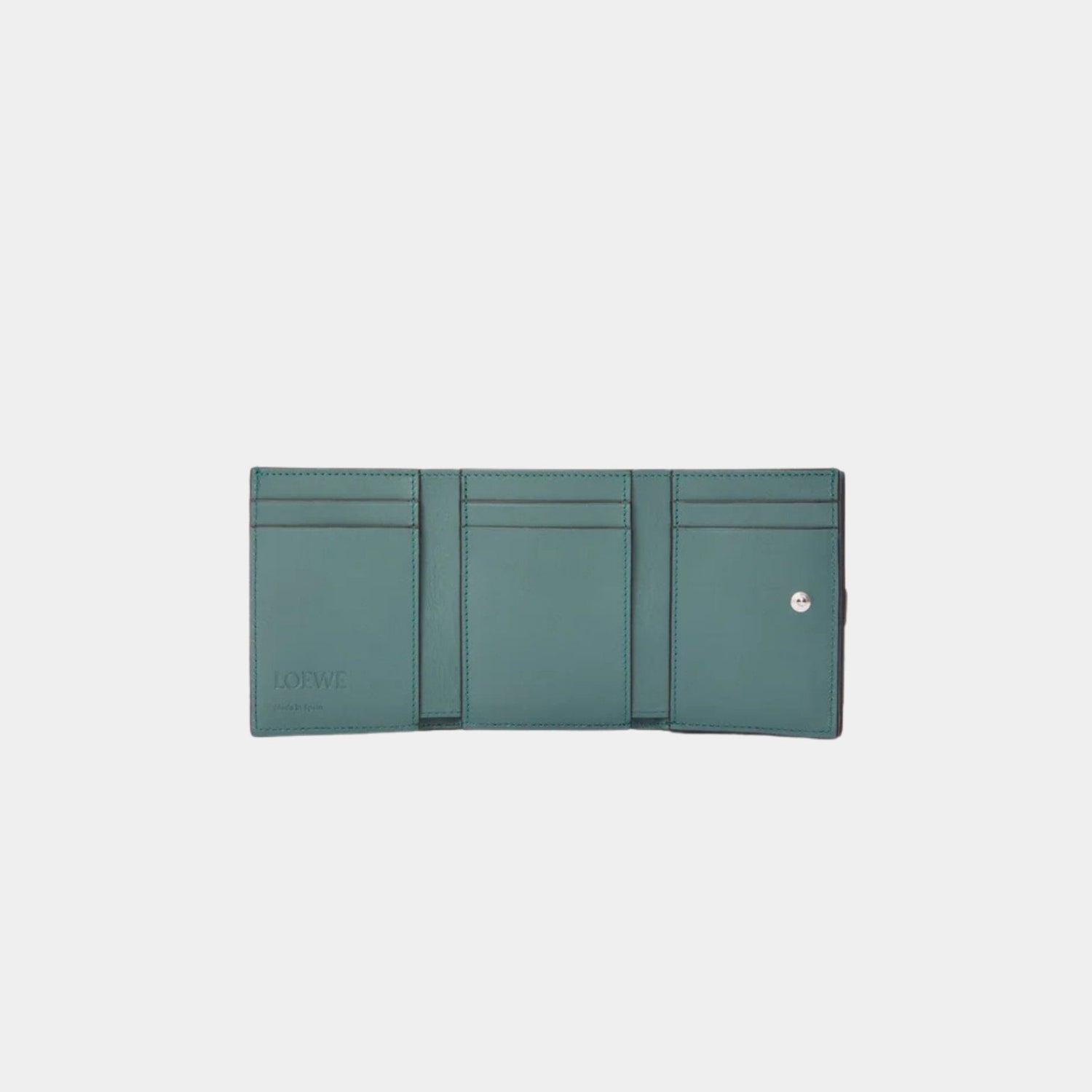 Trifold Wallet In Soft Grained Calfskin