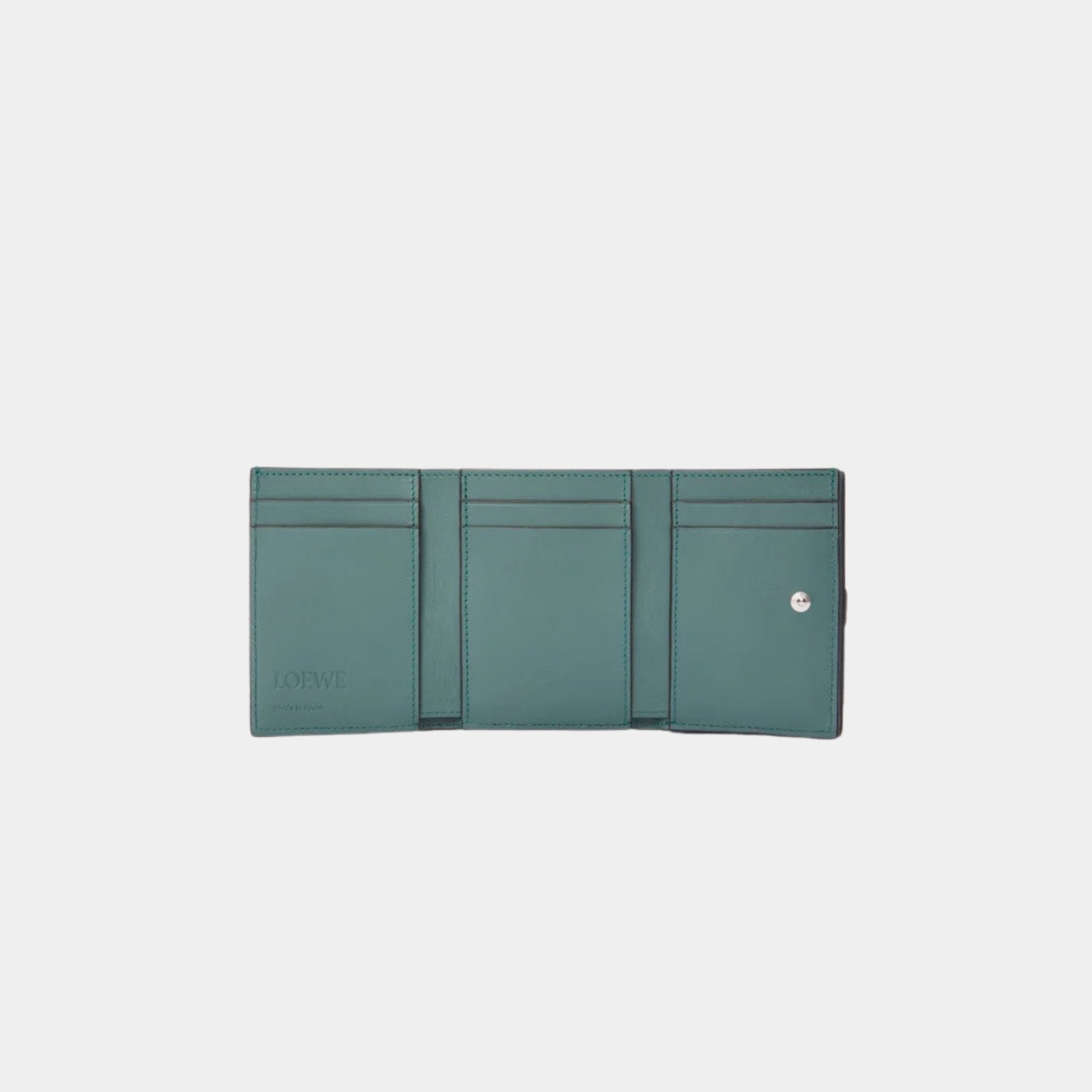 Trifold Wallet In Soft Grained Calfskin