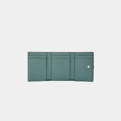 Trifold Wallet In Soft Grained Calfskin