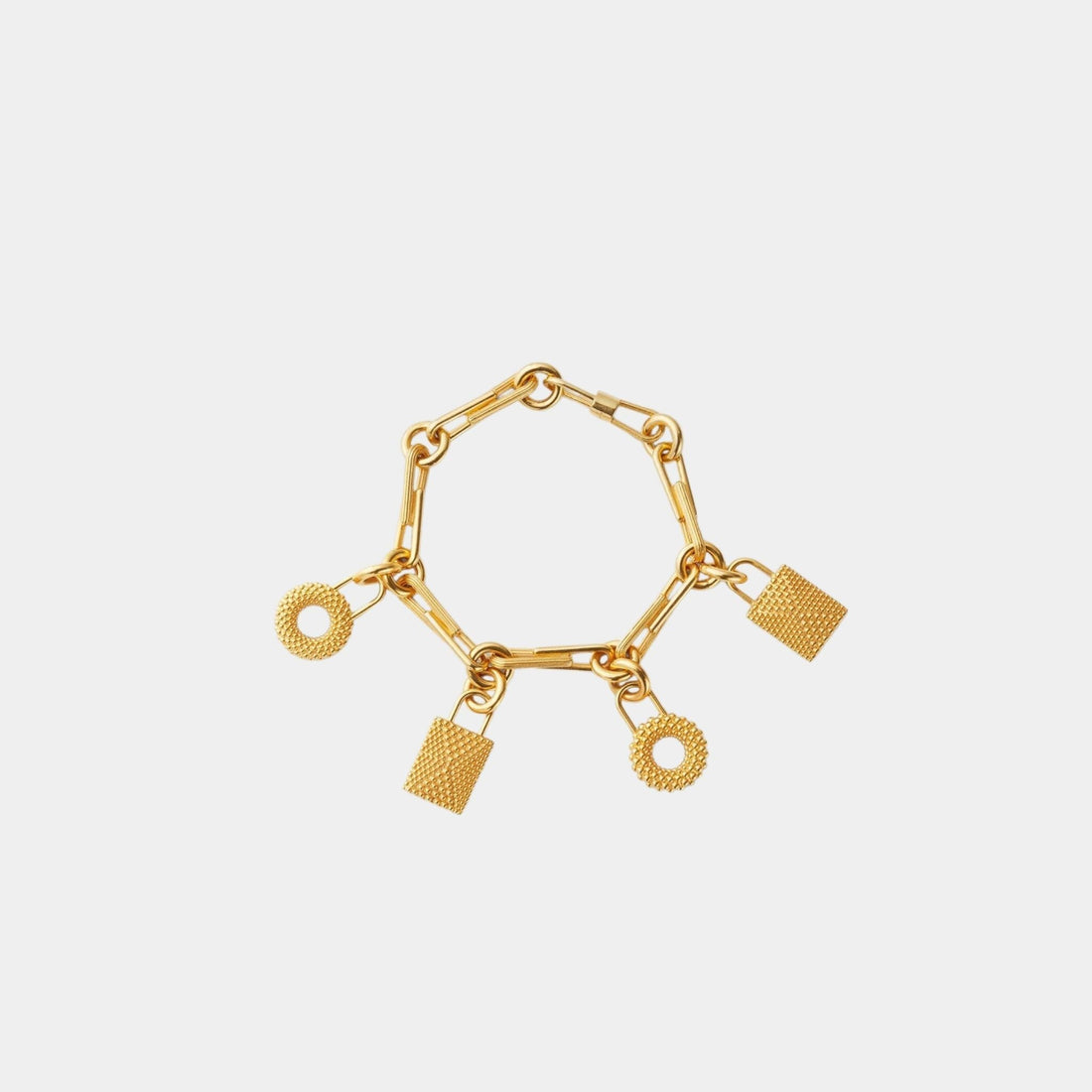 Bubble Charm Chain Brass