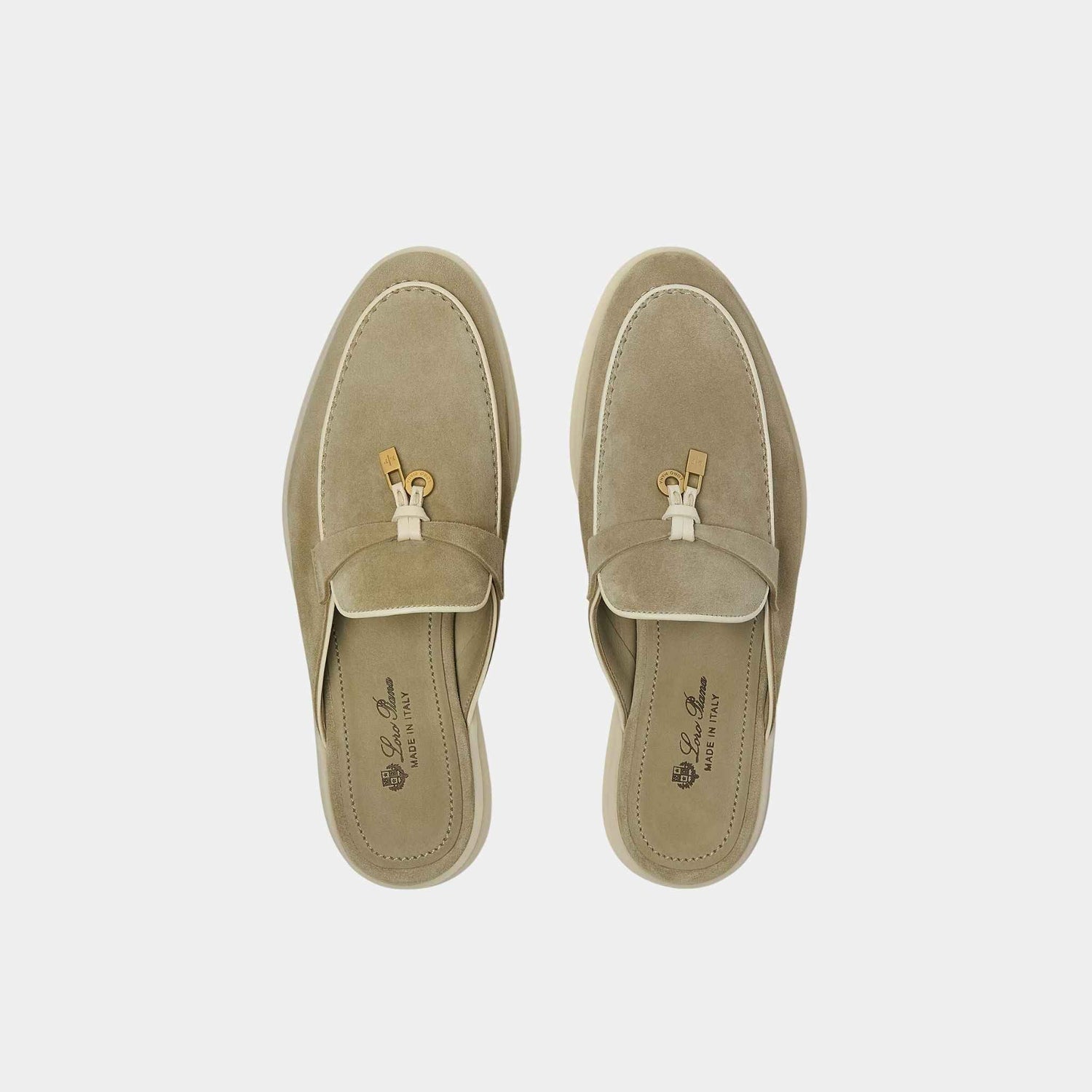 Charms Walk Babouche Loafer With Leather Piping