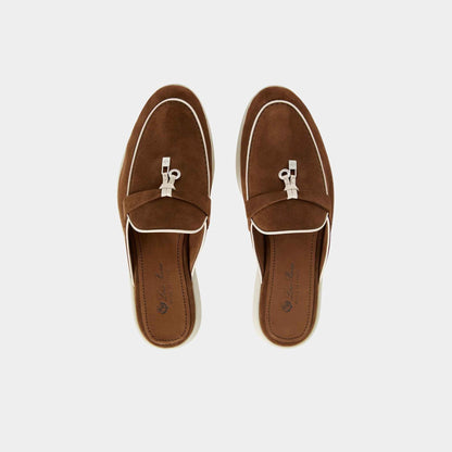 Charms Walk Babouche Loafer With Leather Piping