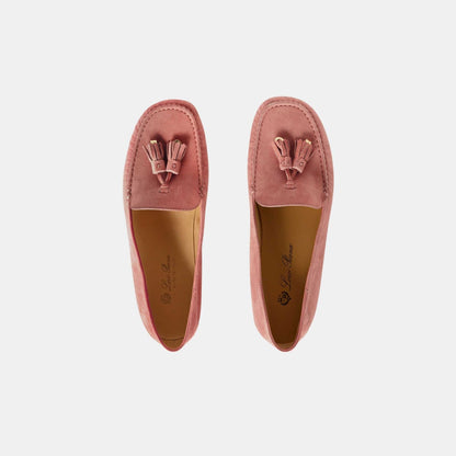 Dot Sole Walk Loafer Suede Goatskin